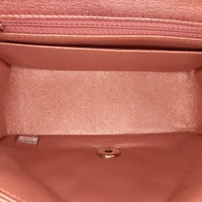 Chanel Mini Square Iridescent Calfskin Flap
