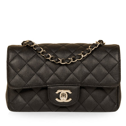 Chanel Classic Flap Caviar Black Shoulder Bag Style 104