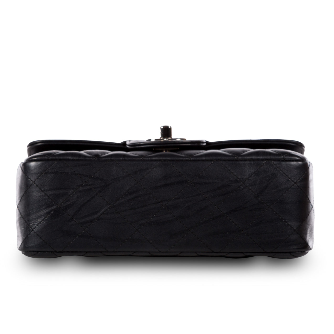 Chanel Classic Flap Lambskin Black Shoulder Bag Style 194