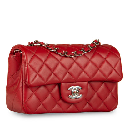 Chanel Classic Flap Lambskin Black Shoulder Bag Style 184