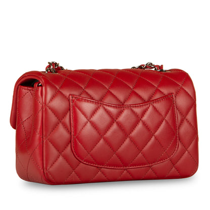 Chanel Classic Flap Lambskin Black Shoulder Bag Style 184