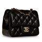 Chanel Classic Flap Lambskin Black Shoulder Bag Style 226