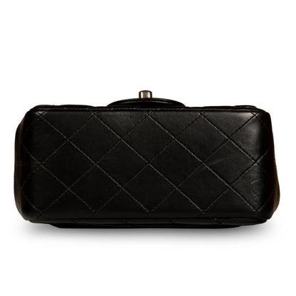 Chanel Classic Flap Lambskin Black Shoulder Bag Style 232