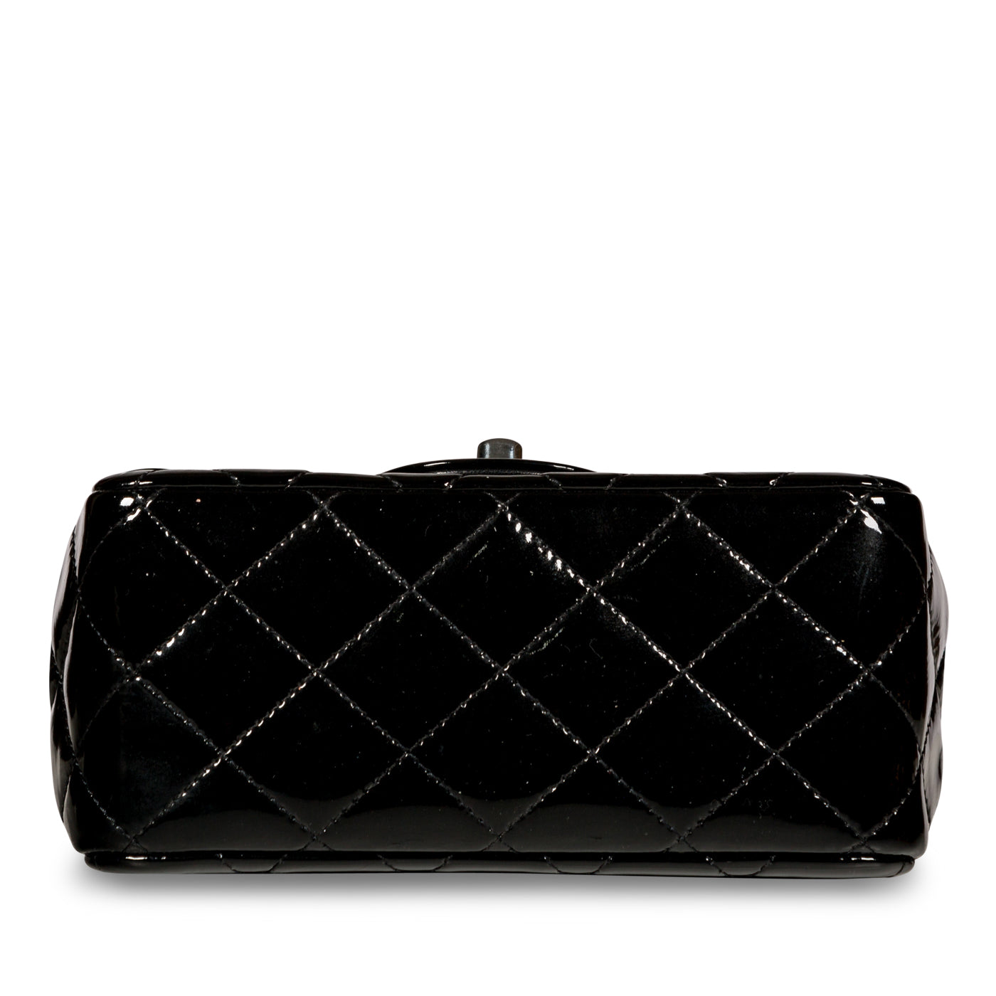Chanel Classic Flap Patent Leather Black Shoulder Bag Style 9