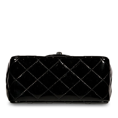 Chanel Classic Flap Patent Leather Black Shoulder Bag Style 9