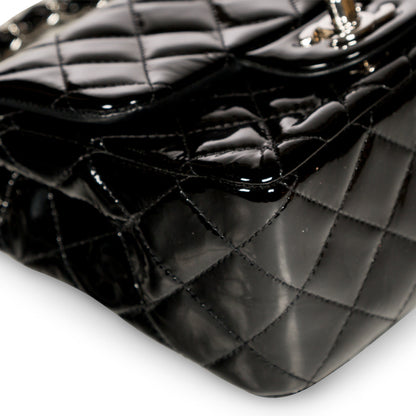Chanel Classic Flap Patent Leather Black Shoulder Bag Style 9