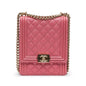 Chanel Boy Lambskin Pink Shoulder Bag