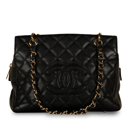 Chanel Timeless Caviar Black Tote Bag Style 46