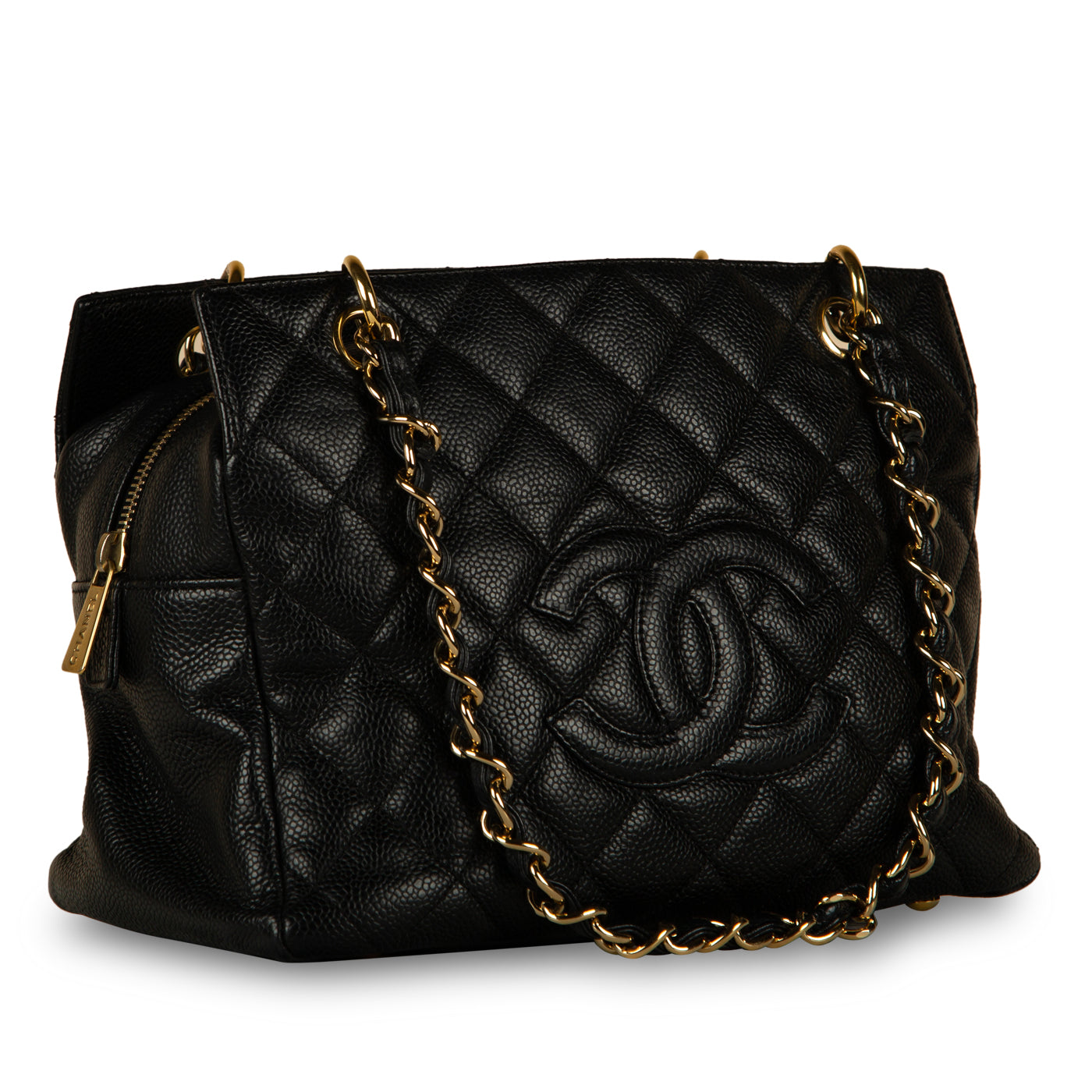 Chanel Timeless Caviar Black Tote Bag Style 46