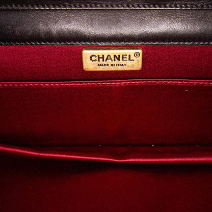 Chanel Paris Byzance Lambskin Jeweled Evening Clutch With Chain