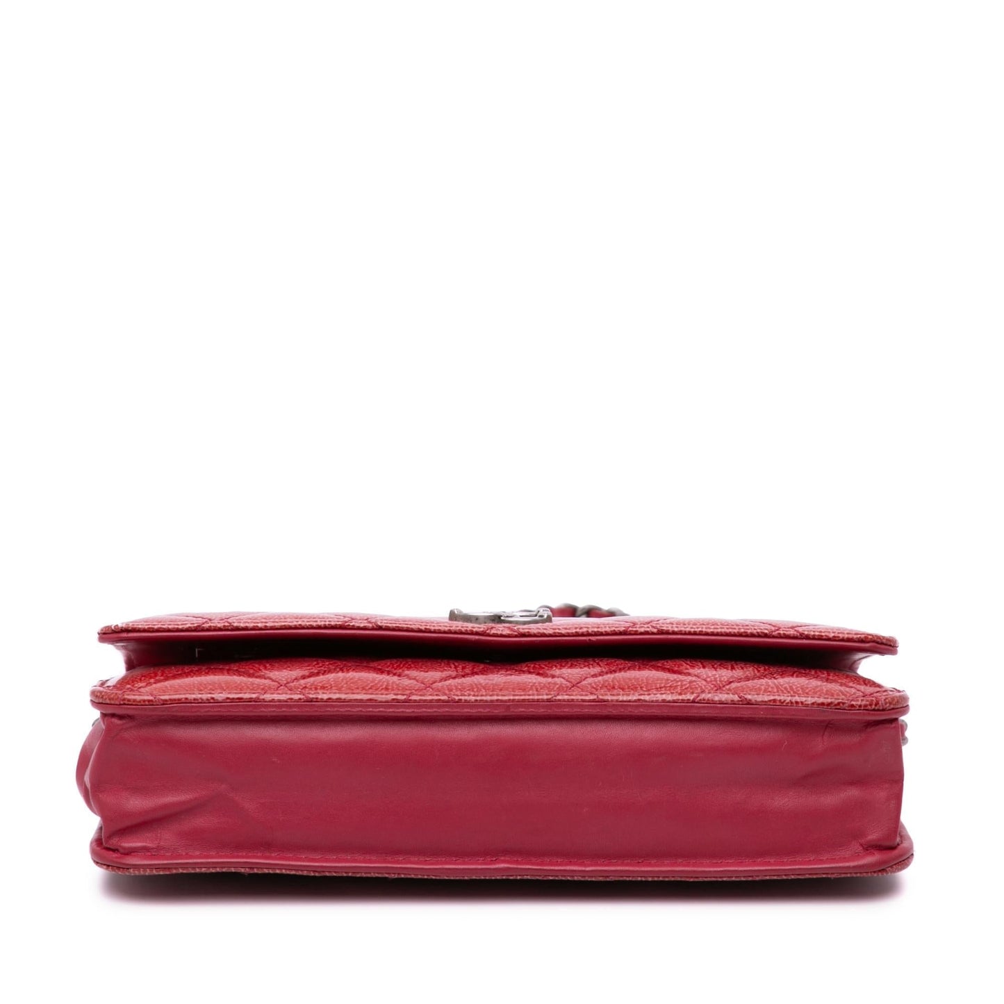 Chanel Paris Dallas Cc Patent Goatskin Wallet On Chain