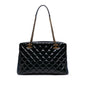 Chanel Paris Salzburg Patent And Goatskin Cc Eyelet Tote