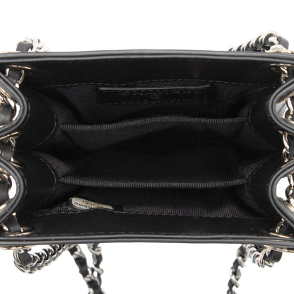 Chanel Patent Leather CC Phone Holder Crossbody (SHF-VnP7Do)