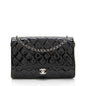 Chanel Patent Leather Classic Chain Flap Clutch