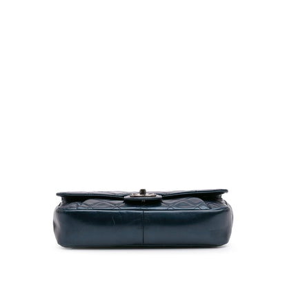 Chanel Gabrielle Calfskin Blue Shoulder Bag Calfskin