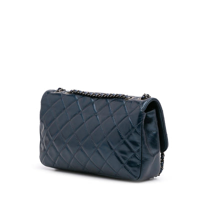 Chanel Gabrielle Calfskin Blue Shoulder Bag Calfskin