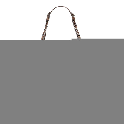Chanel Quilted Glazed Caviar Cc Crave Tote