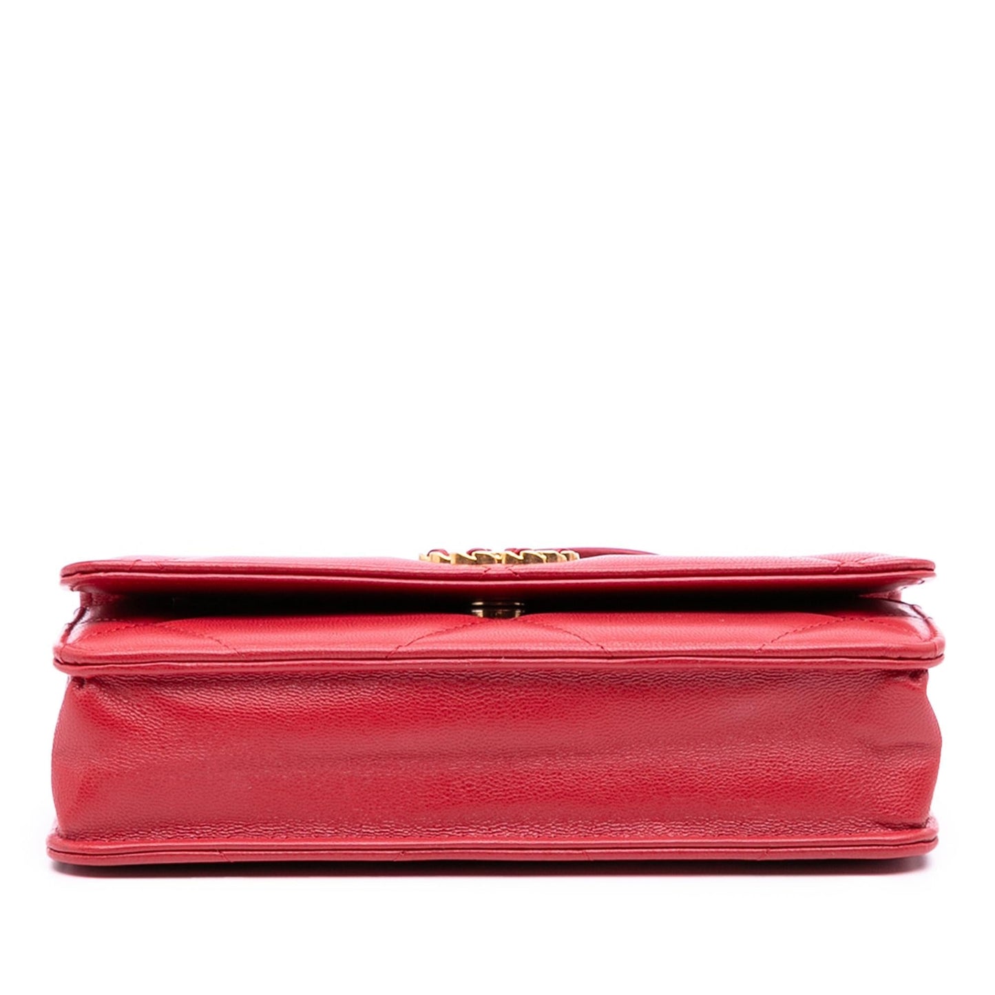 Chanel Quilted Goatskin 19 Wallet On Chain