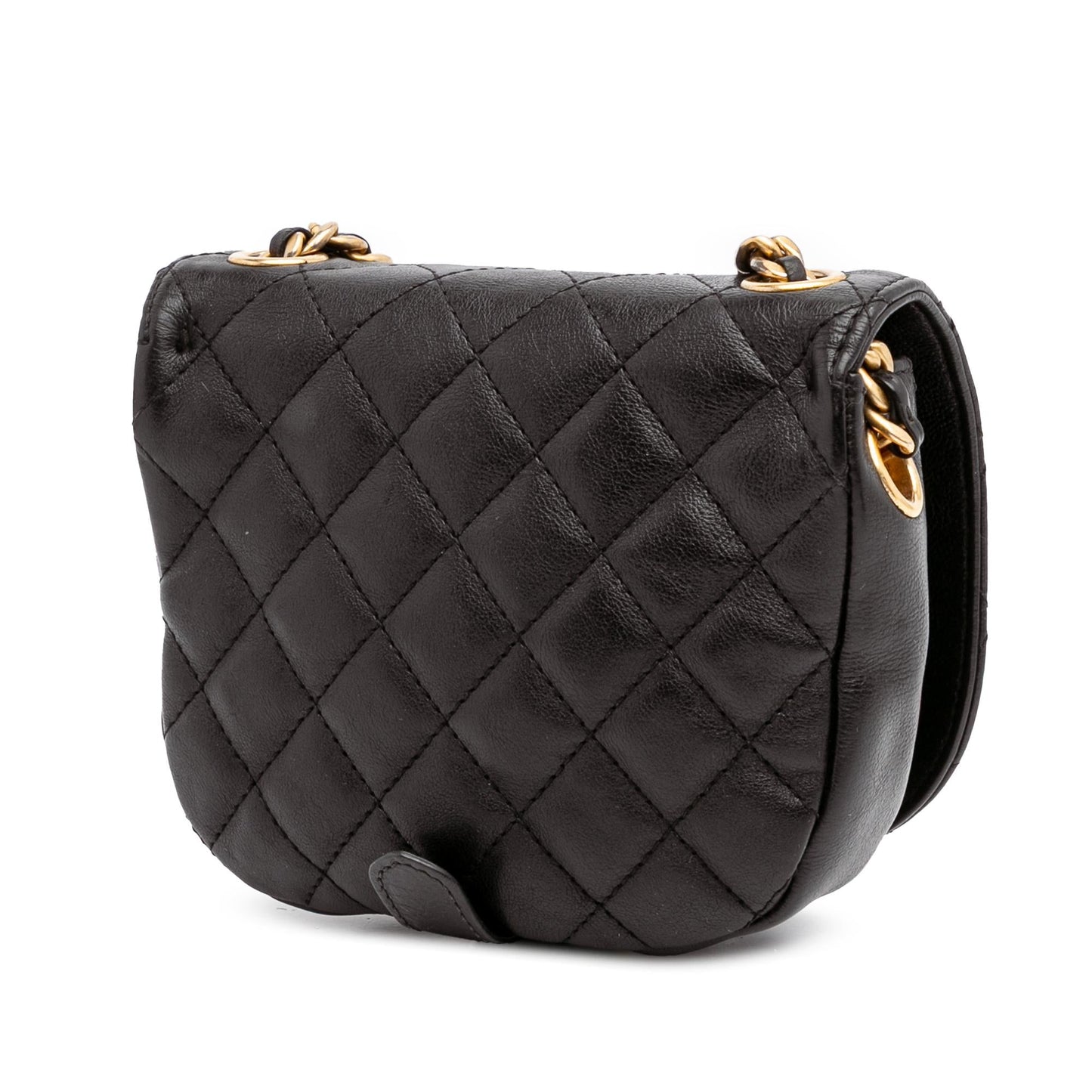 Chanel Gabrielle Calfskin Black Shoulder Bag Style 4