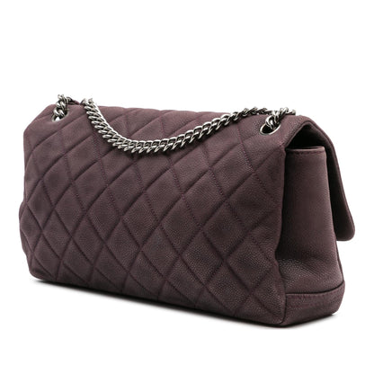 Chanel Quilted Iridescent Caviar Pearly Flap