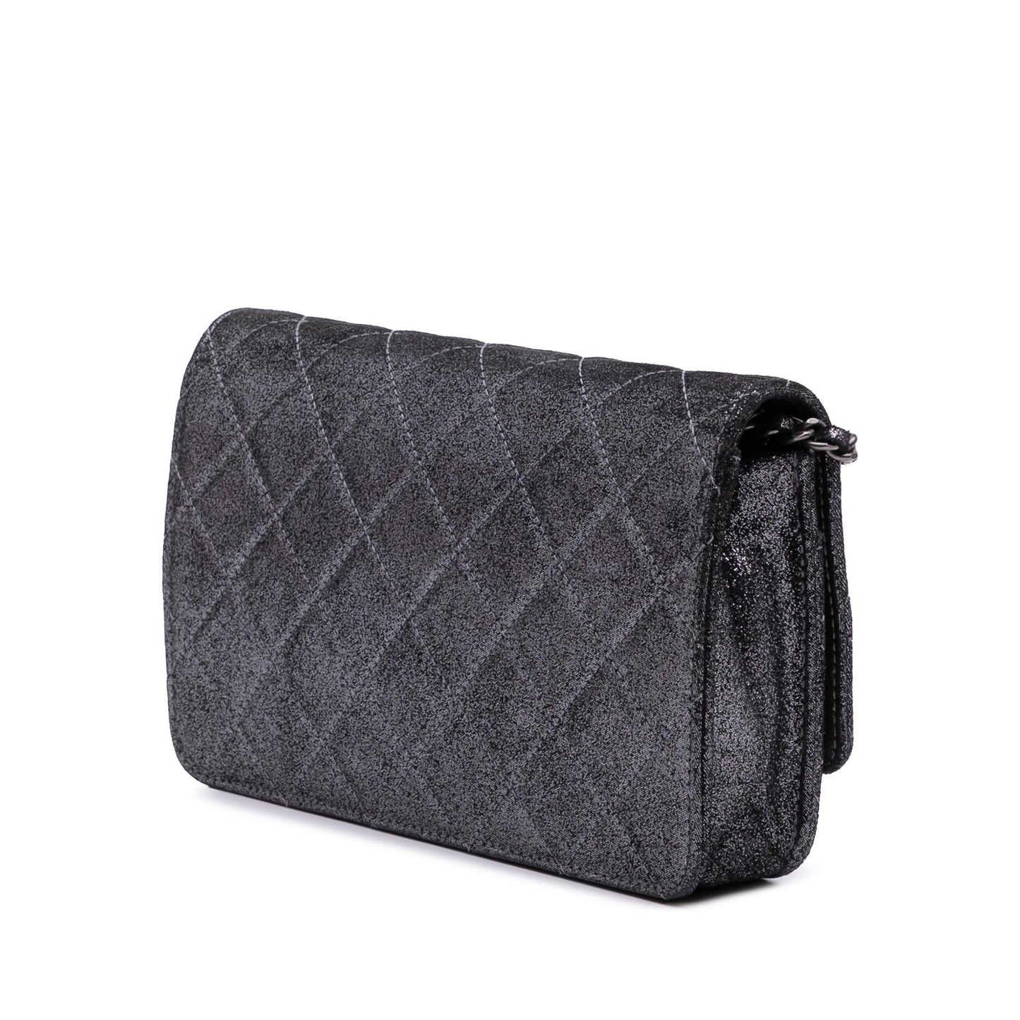 Chanel Gabrielle Lambskin Silver Crossbody