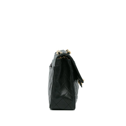 Chanel Gabrielle Lambskin Black Shoulder Bag Style 73