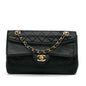 Chanel Gabrielle Lambskin Black Shoulder Bag Style 73