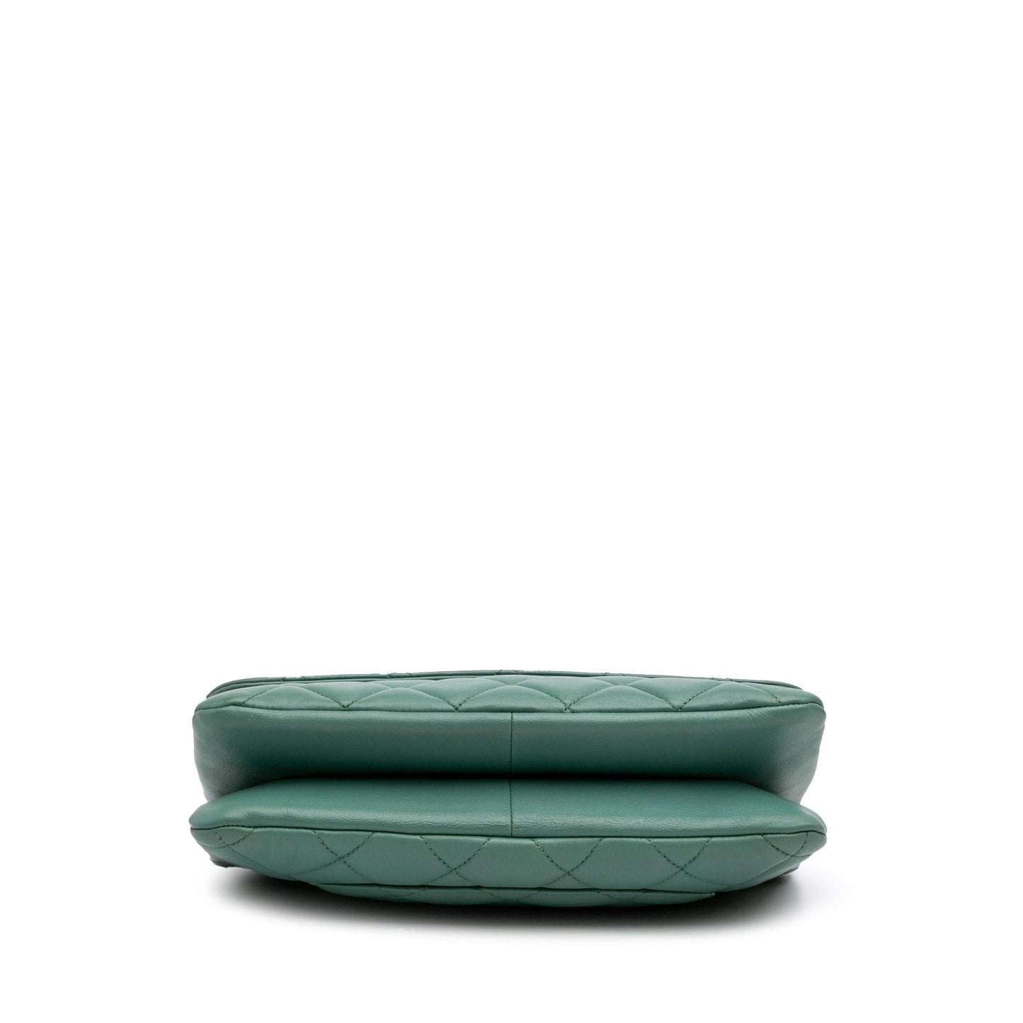 Chanel Gabrielle Lambskin Green Shoulder Bag Lambskin