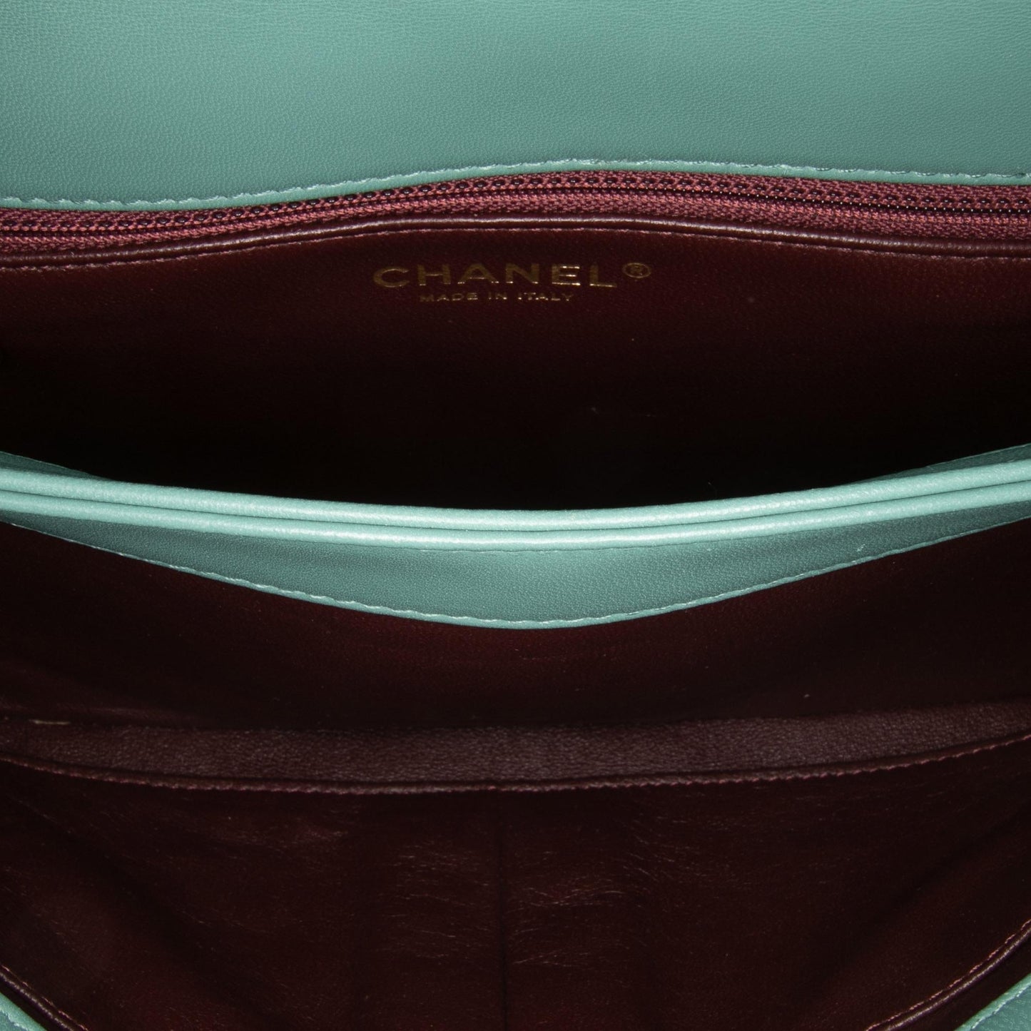 Chanel Gabrielle Lambskin Green Shoulder Bag Lambskin