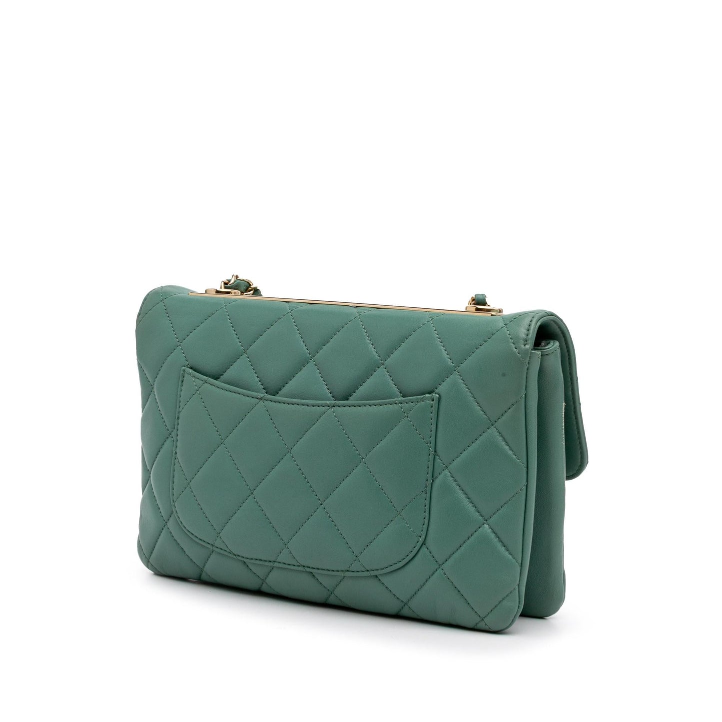 Chanel Gabrielle Lambskin Green Shoulder Bag