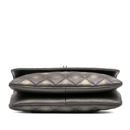 Chanel Quilted Metallic Lambskin Trendy Cc Flap