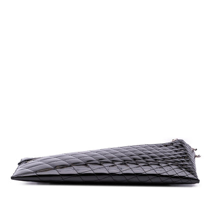 Chanel Quilted Patent Geometric Kaleidoscope Shoulder Bag
