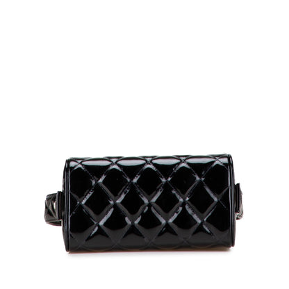 Chanel Quilted Patent Leather Box Handbag