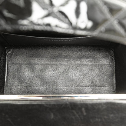 Chanel Quilted Patent Leather Box Handbag