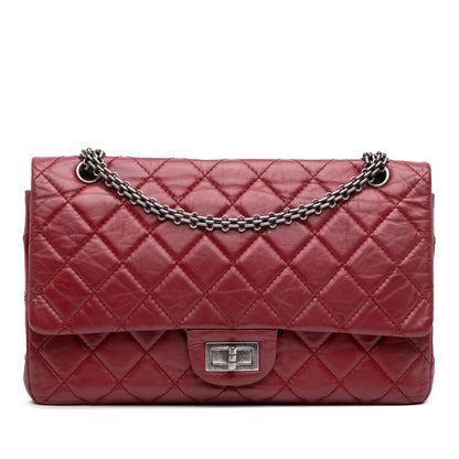 Chanel Reissue 2 55 Aged Calfskin Double Flap 227 Style 2