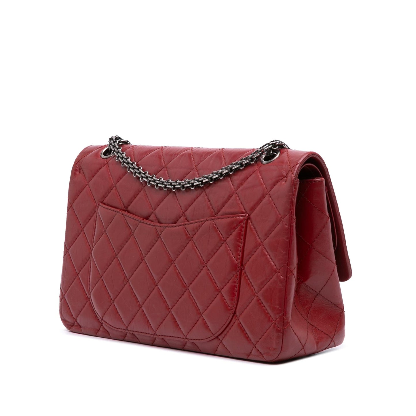 Chanel Reissue 2 55 Aged Calfskin Double Flap 227 Style 2