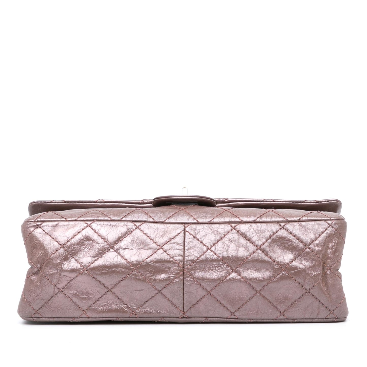 Chanel Reissue 2 55 Aged Metallic Calfskin Double Flap 226 Calfskin