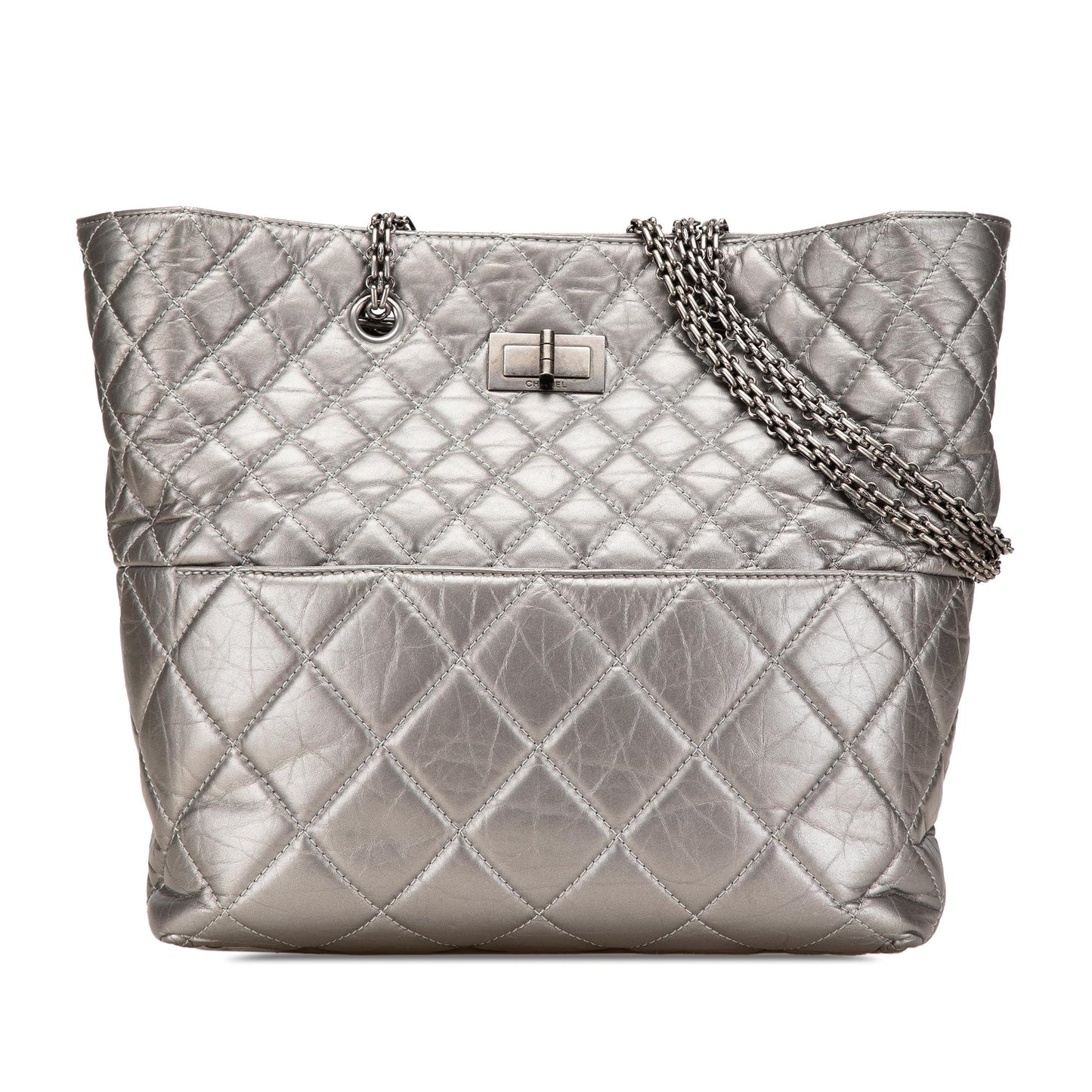 Chanel Reissue 2 55 Quilted Aged Calfskin Tote