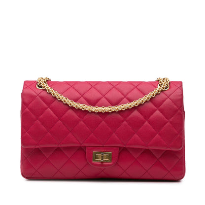 Chanel Reissue 2 55 Quilted Caviar Double Flap 226