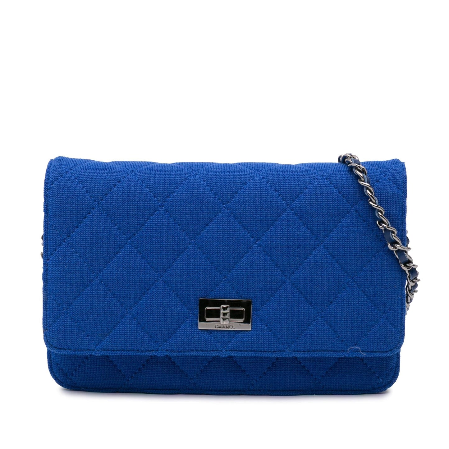 Chanel Reissue 2 55 Quilted Jersey Wallet On Chain