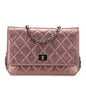 Chanel Reissue 2 55 Quilted Metallic Aged Calfskin Wallet On Chain