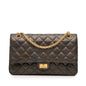 Chanel Reissue 2 55 Quilted Metallic Lambskin Double Flap 226