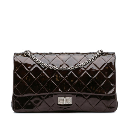 Chanel Reissue 2 55 Quilted Patent Double Flap 227