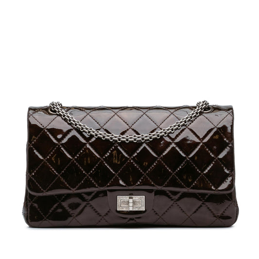 Chanel Reissue 2 55 Quilted Patent Double Flap 227