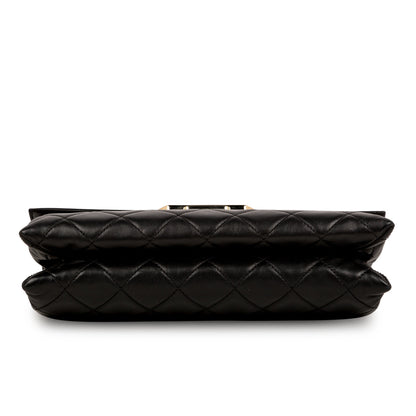 Chanel Retro Label Quilted Shoulder Bag