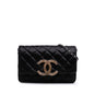 Chanel Sequined Goatskin Cc Crystal Wallet On Chain