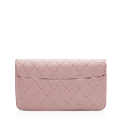 Chanel Sheepskin Beauty Lock Medium Flap Bag