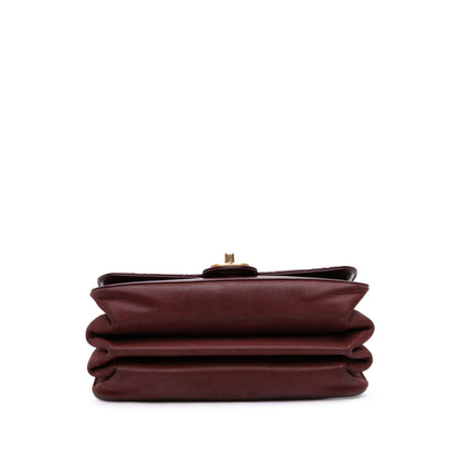 Chanel Gabrielle Calfskin Red Shoulder Bag