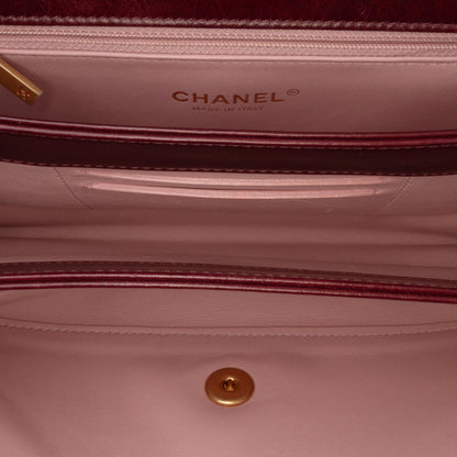Chanel Gabrielle Calfskin Red Shoulder Bag