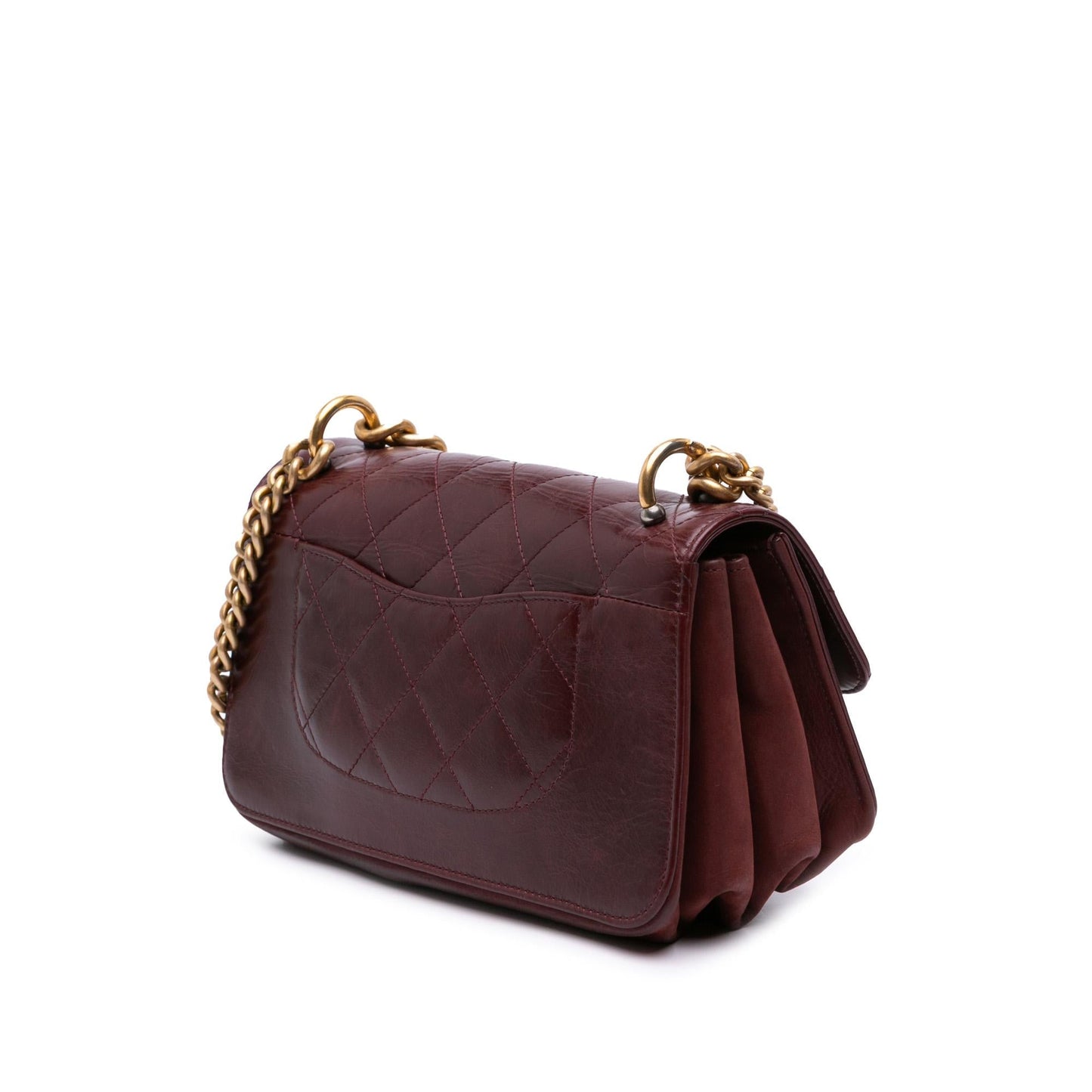 Chanel Gabrielle Calfskin Red Shoulder Bag